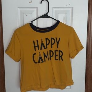 Happy Camper Crop Tee
